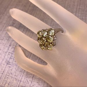 Green Sillimanite (Ovl), Diamond Ring (Size 8)  Platinum Over Sterling Silver